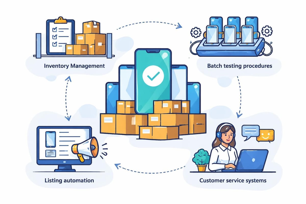 Phone flipping scaling systems