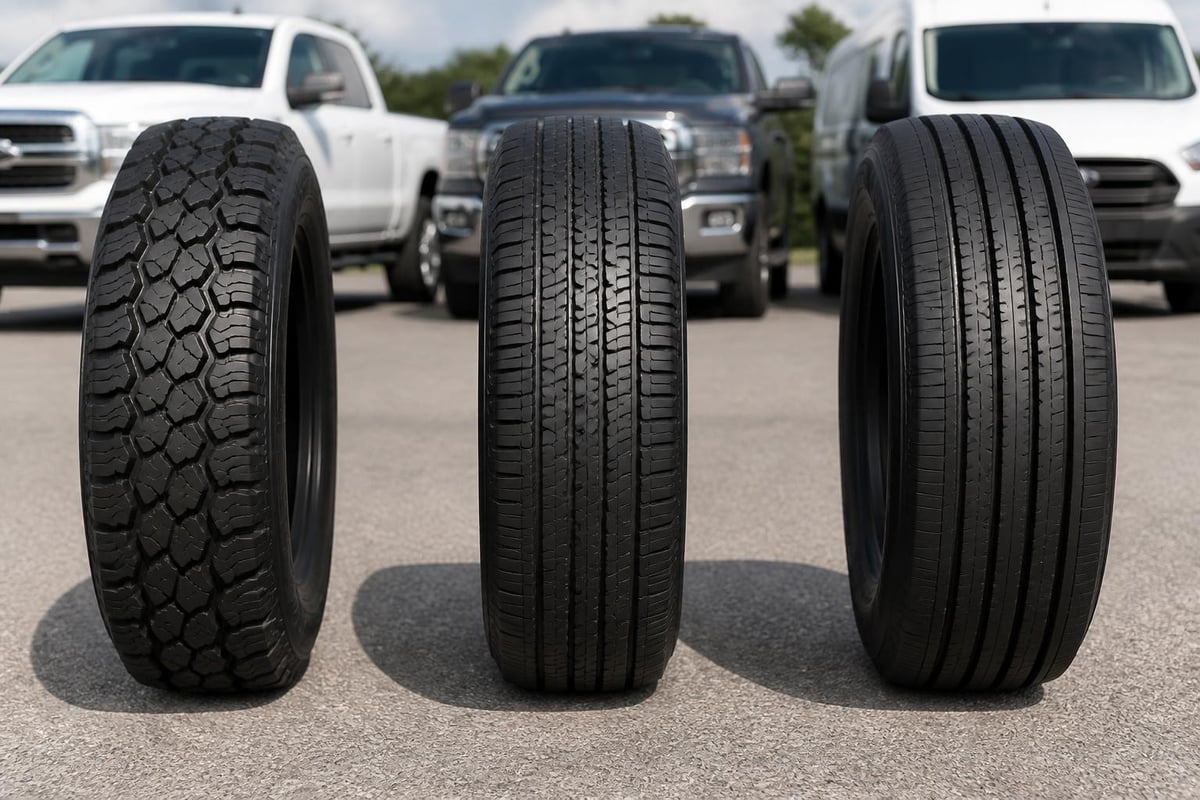 Light truck tire designation system comparison