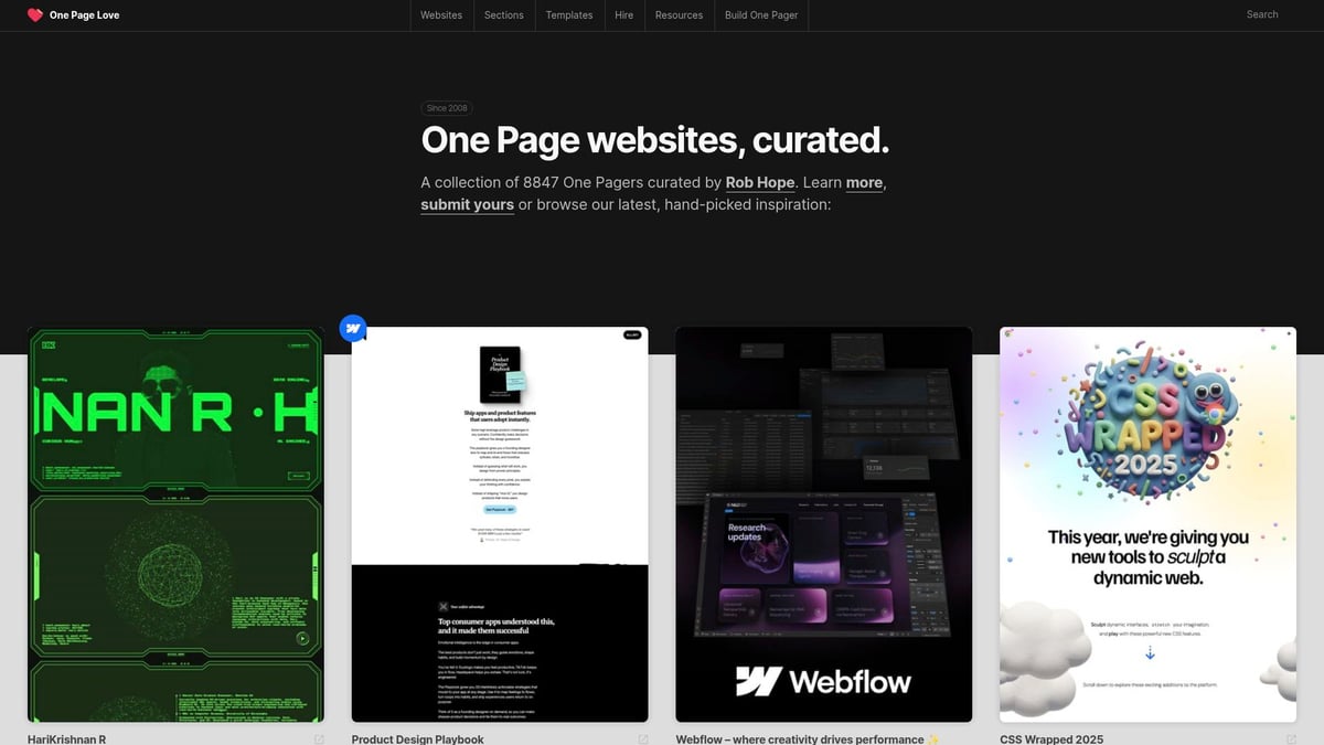 9 Brilliant Good Web Design Websites to Inspire You in 2026 - One Page Love