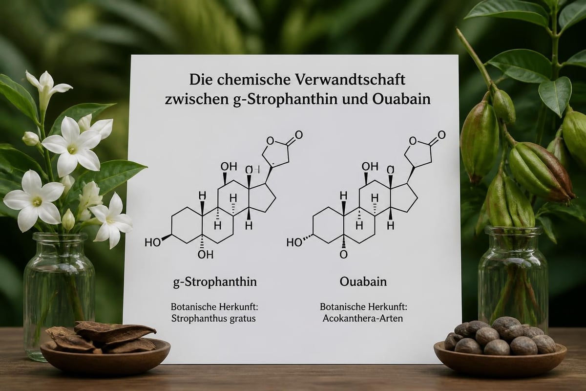 Molekülstruktur Strophanthin Ouabain