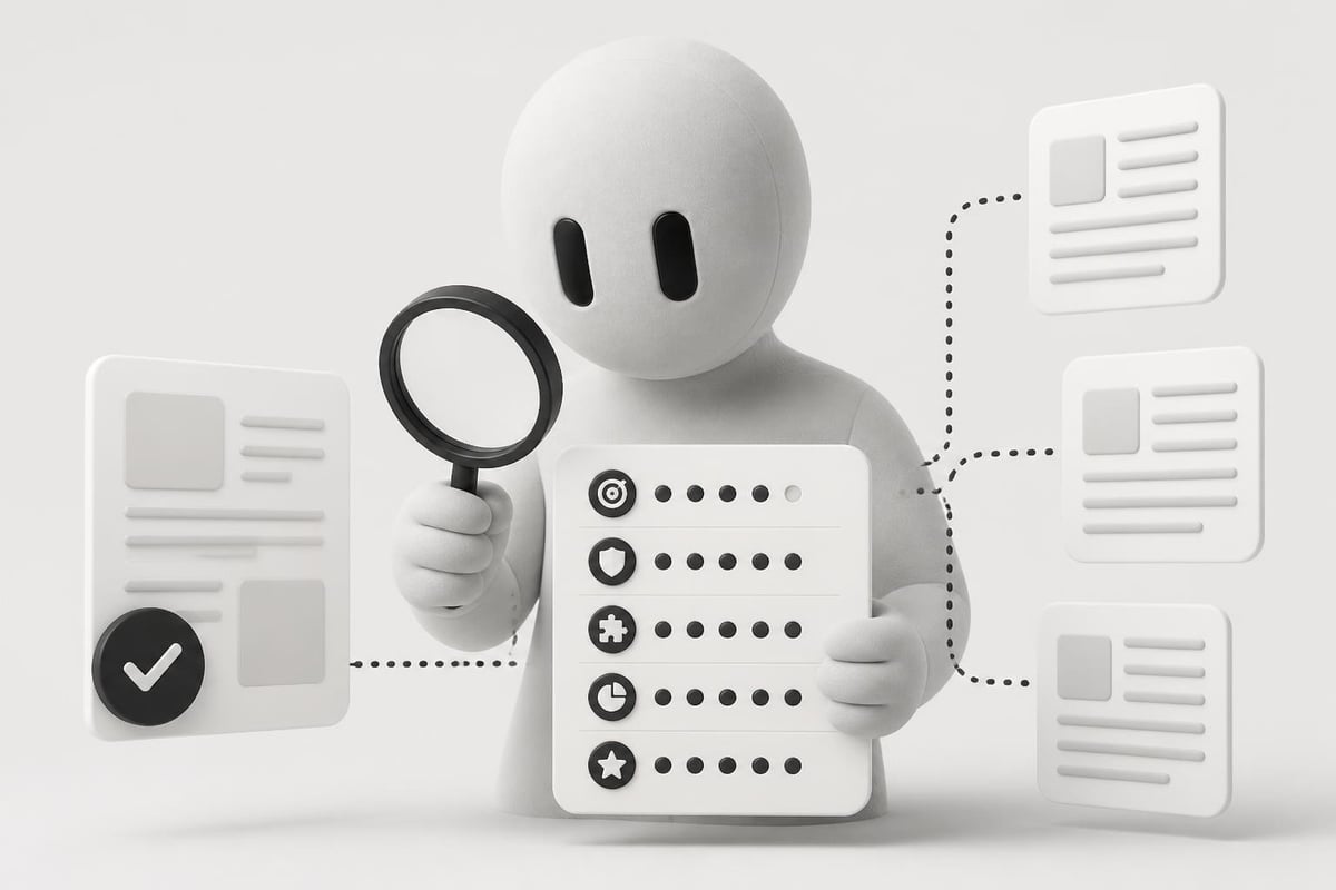 Content quality scorecard