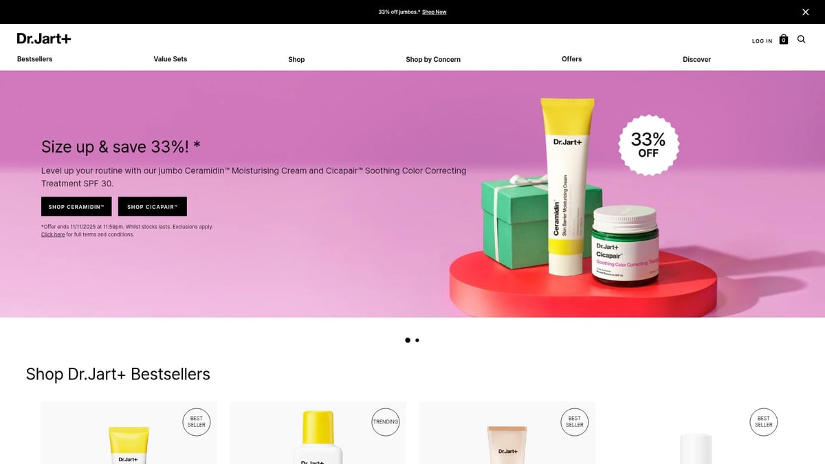 9 Essential Skin Clearing Products for Flawless Skin in 2025 - Dr. Jart+ Cicapair Tiger Grass Calming Gel Cream