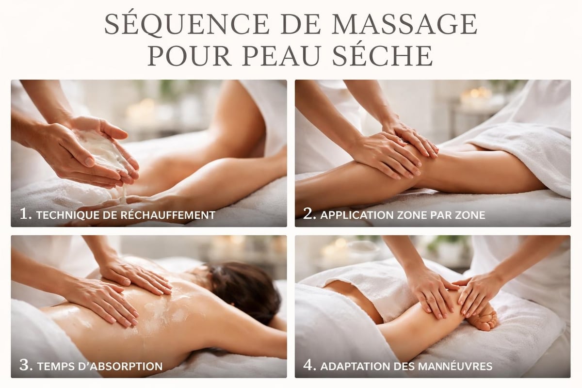 Massage oil application protocol