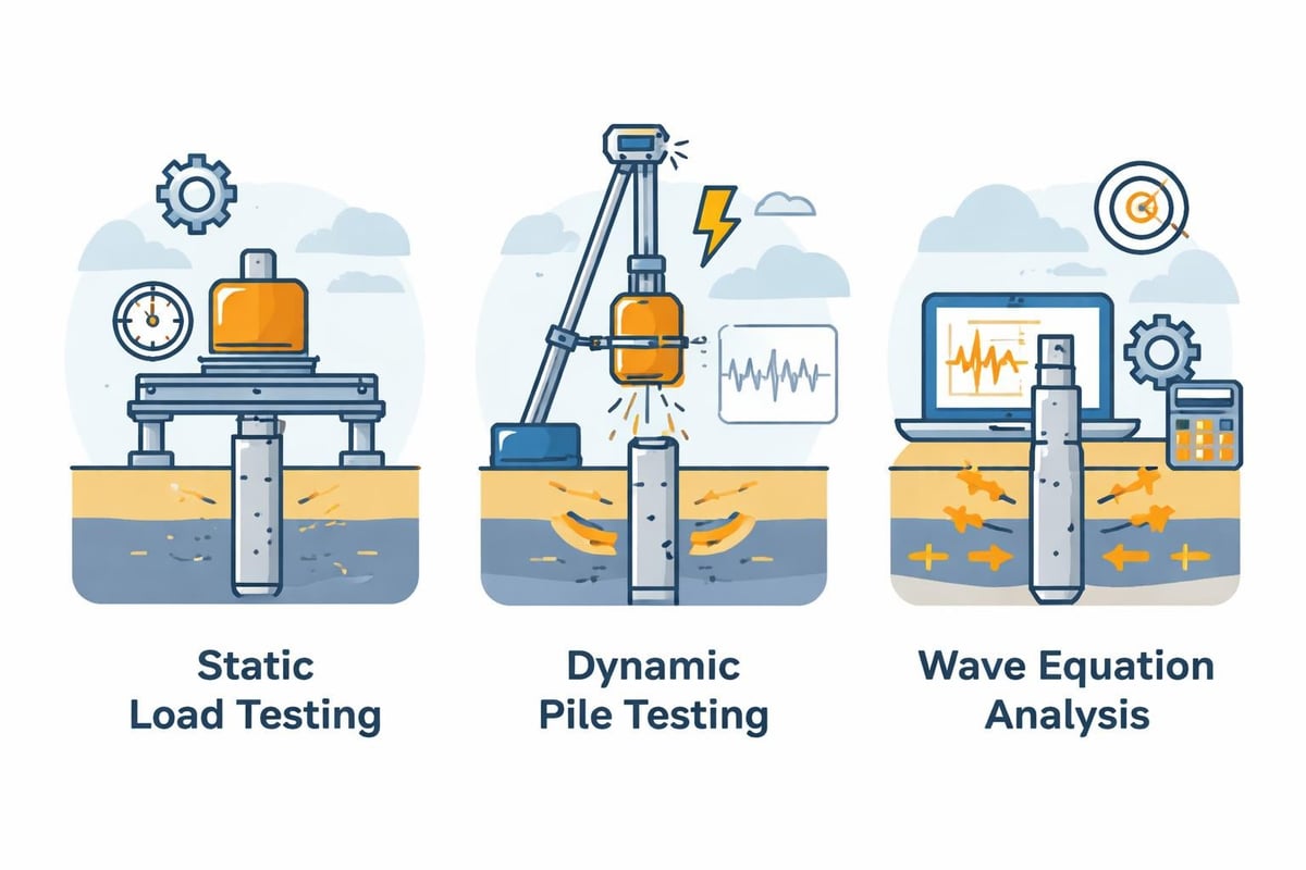 Pile capacity testing methods