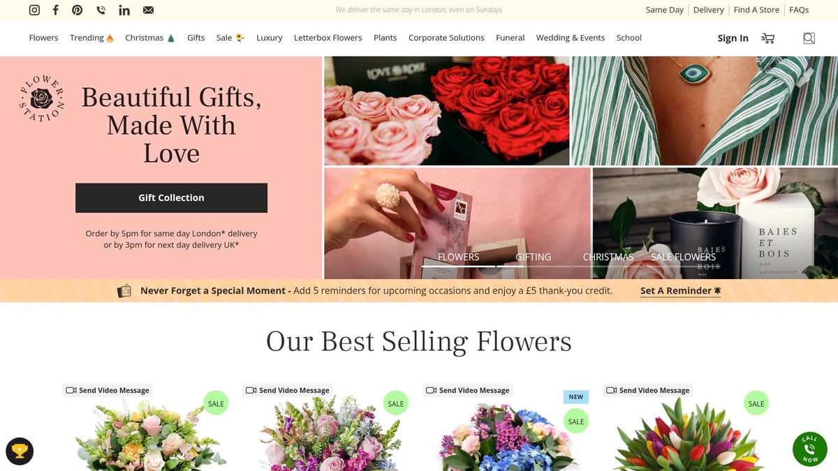 7 Amazing Near By Flower Shop Picks for 2026 - Flower Station – 24/7 Florist, London