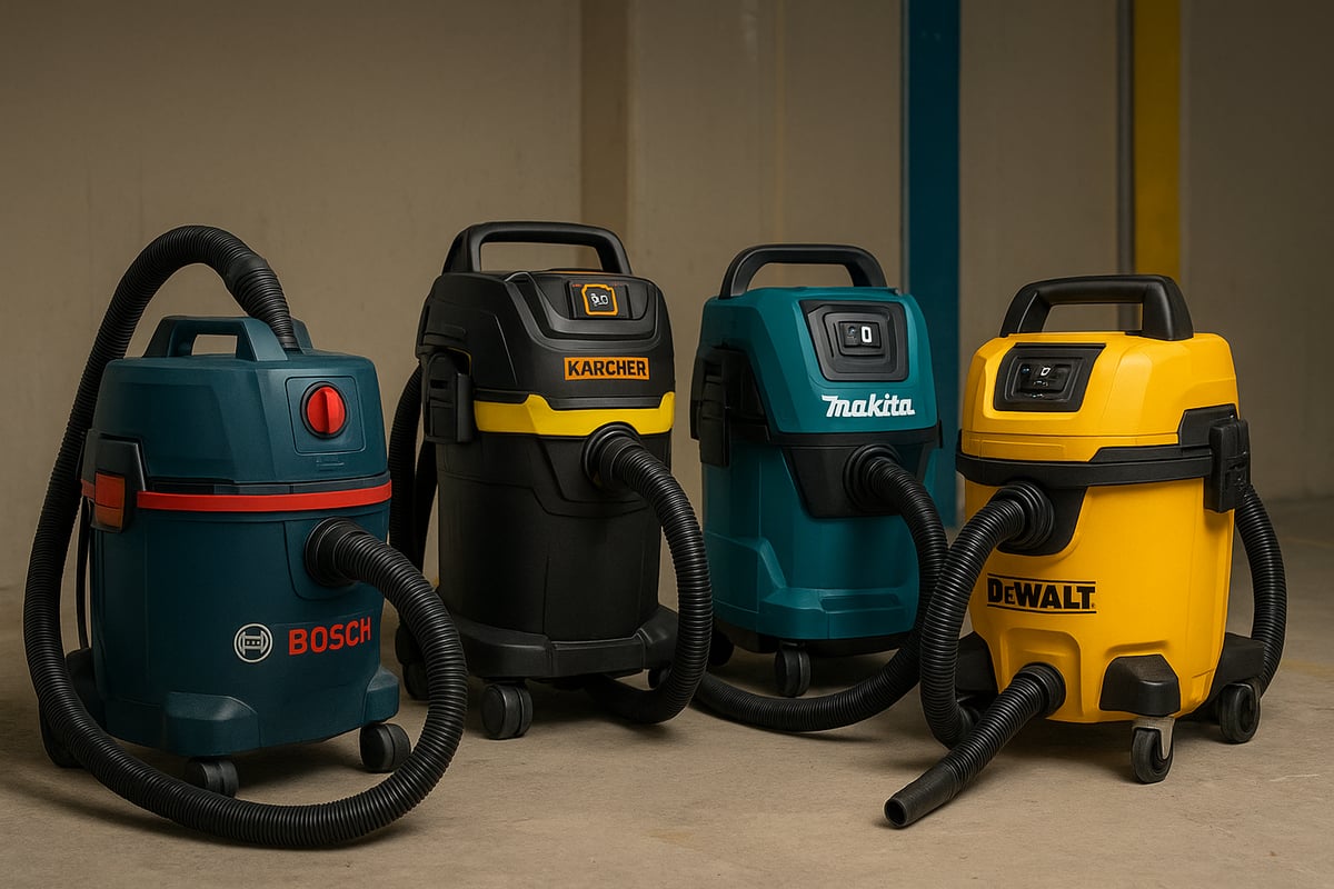 Guida Completa all'Aspirapolvere da Cantiere 2026 4 Confronto dei Migliori Aspirapolvere da Cantiere 2026: Modelli, Brand e Novità
