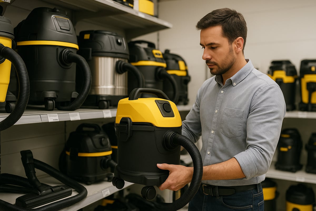 Guida Completa all'Aspirapolvere da Cantiere 2026 3 Come Scegliere l’Aspirapolvere da Cantiere Ideale: Guida Passo Passo