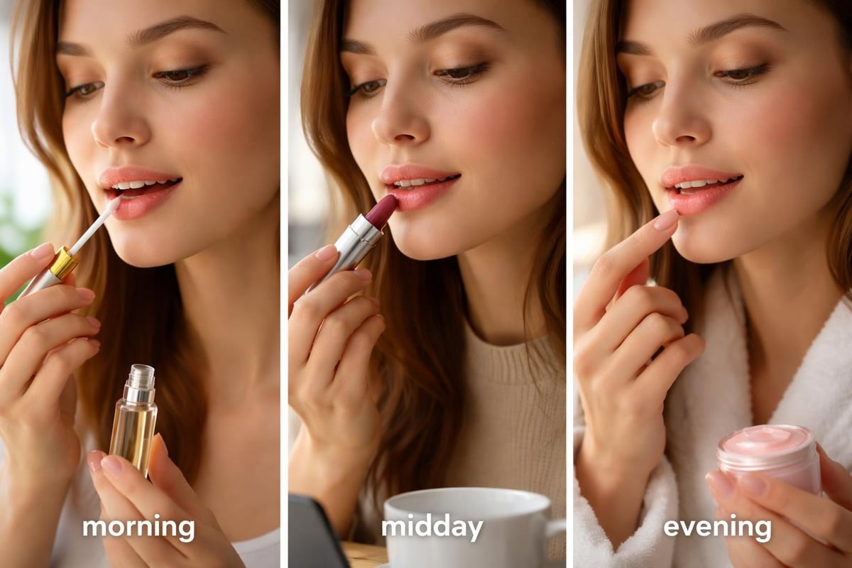 Lip care routine steps