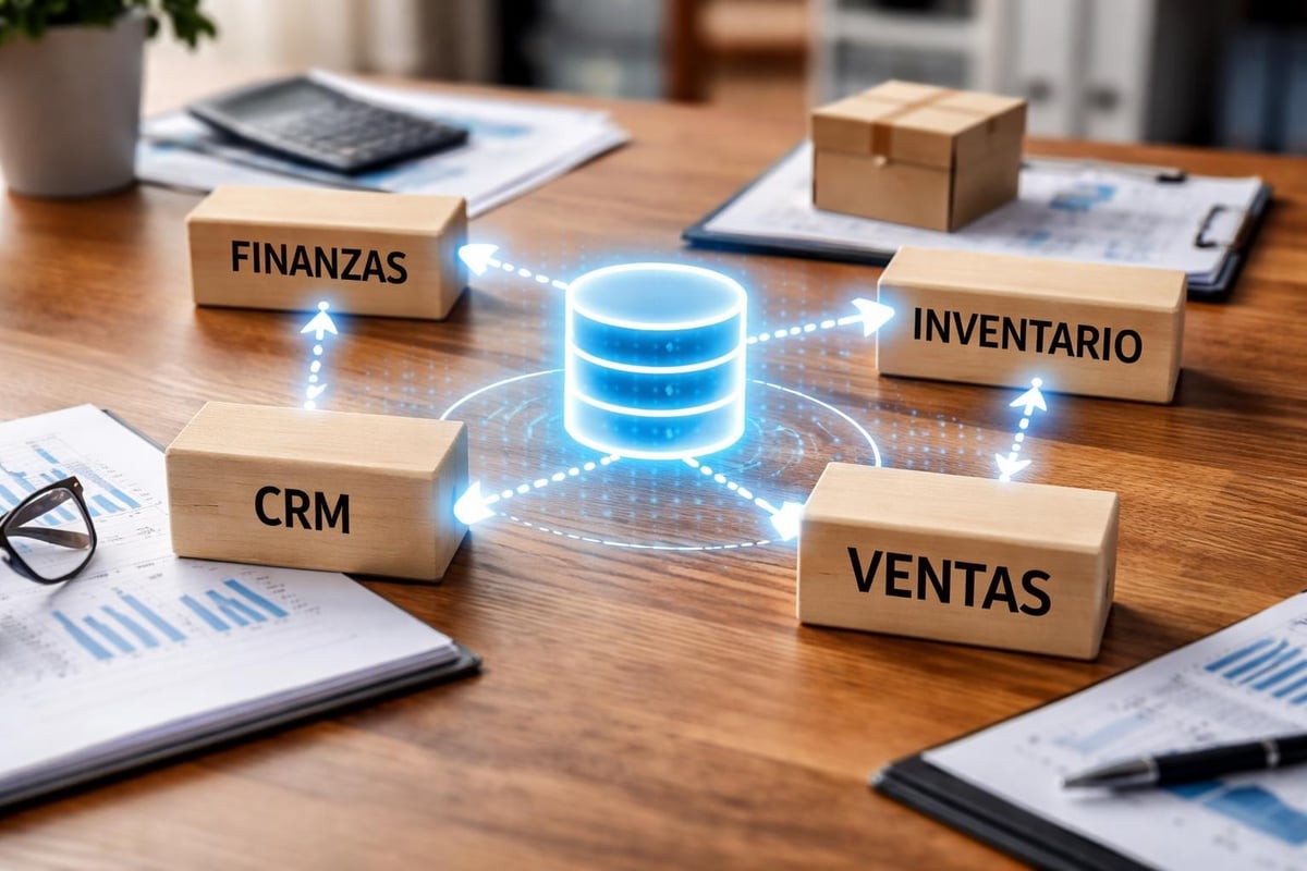 Módulos integrados de un sistema ERP