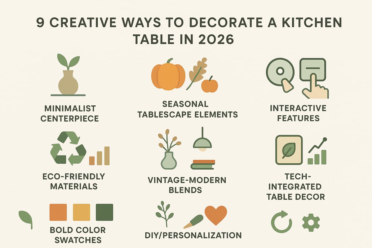 9 Creative Ways to Decorate a Kitchen Table in 2026