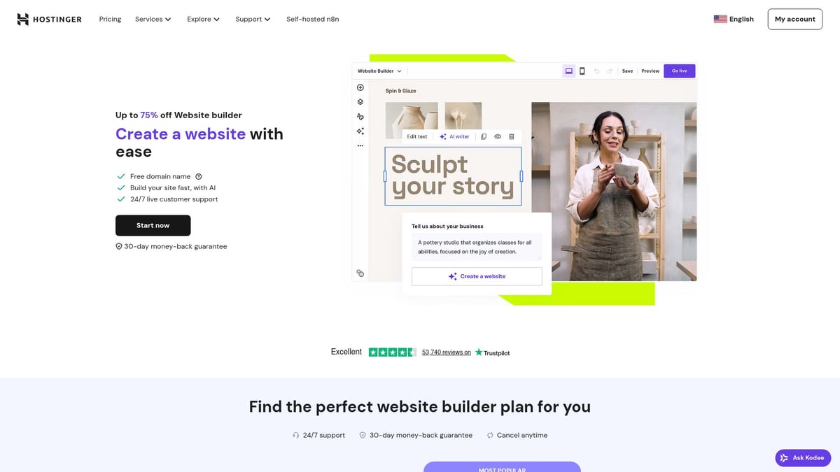7 Nejlepších Ai Pro Tvorbu Webů, Které Musíte Zkusit 2025 - Zyro AI Website Builder