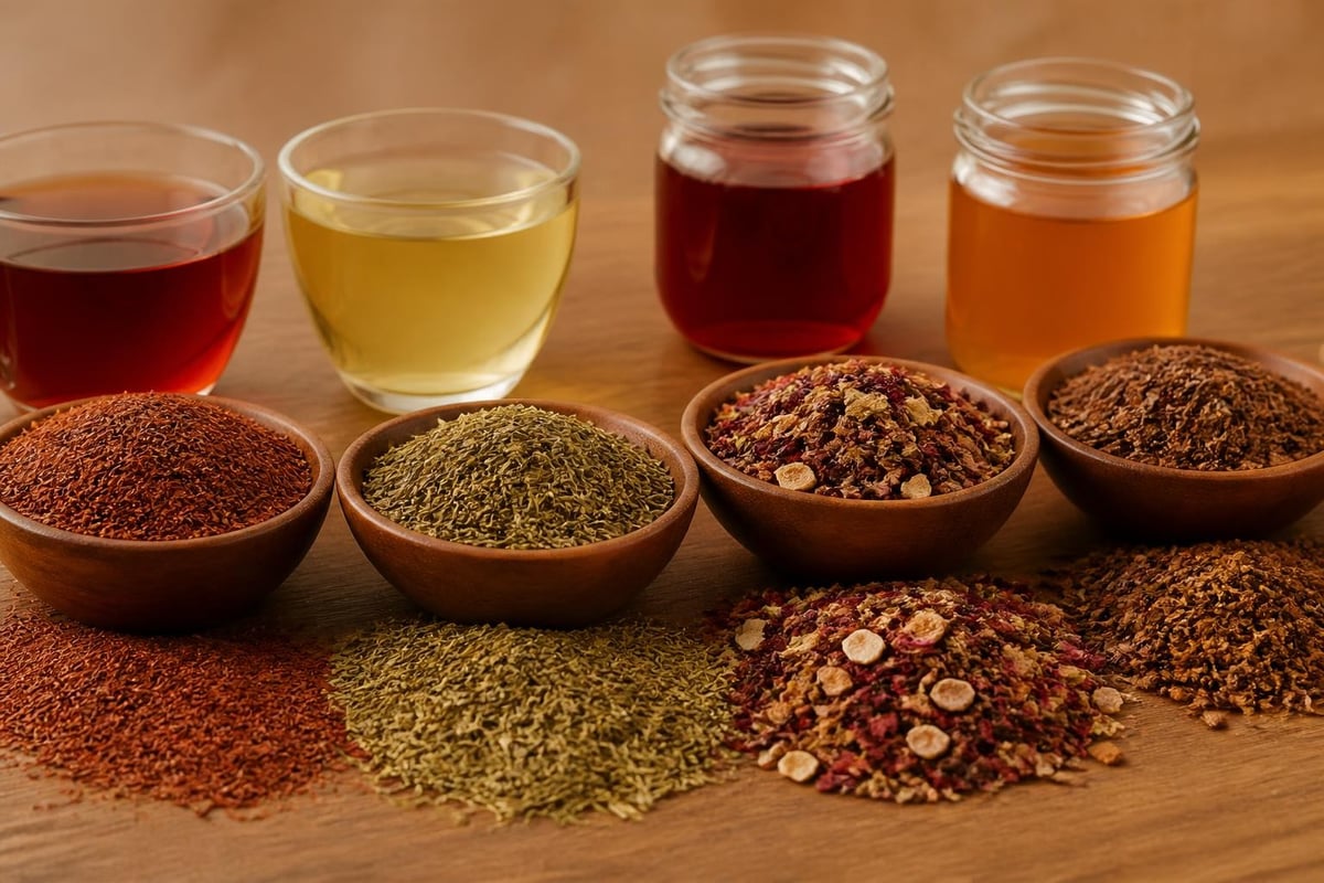 Rooibos product varieties