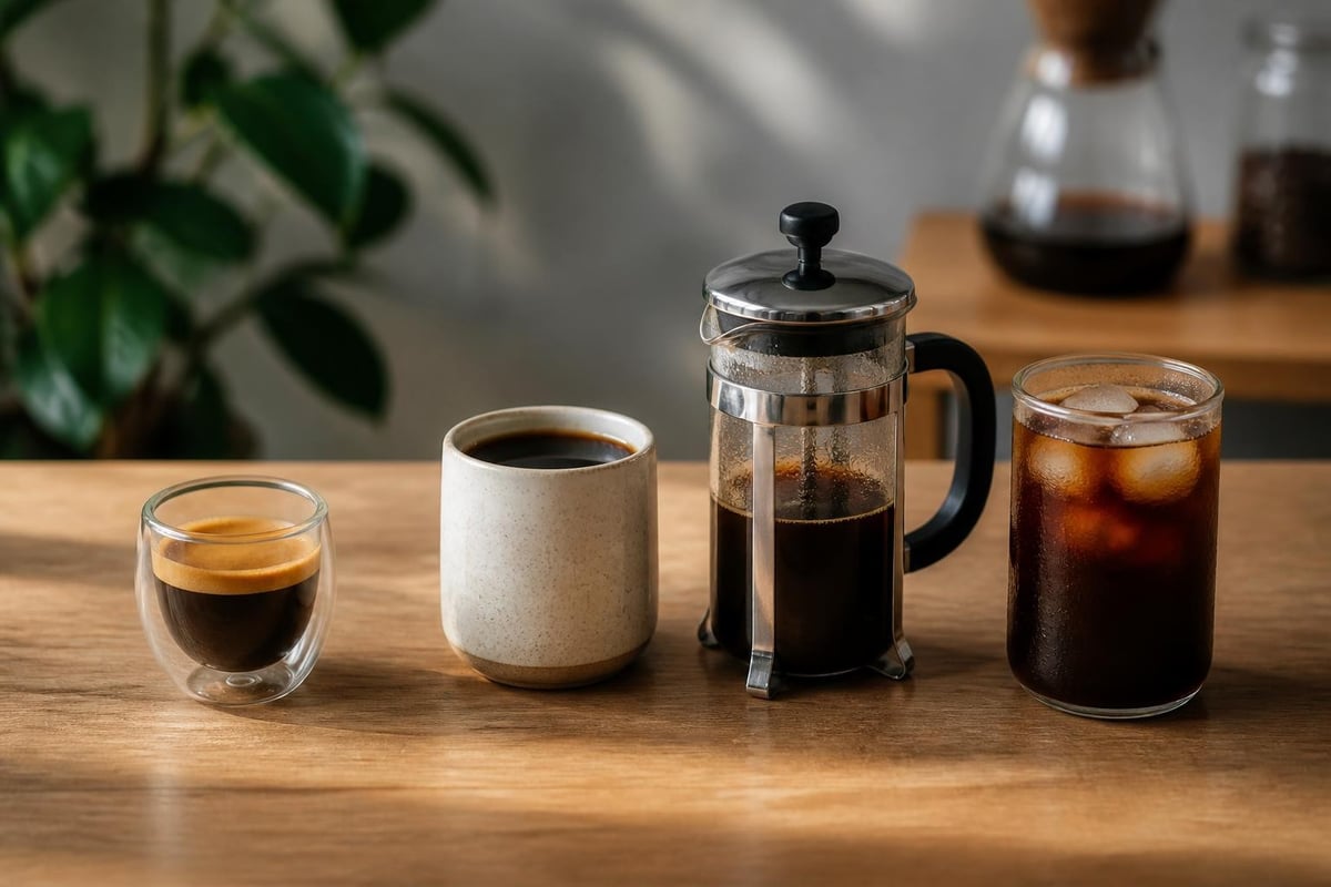 Méthodes d'extraction du café