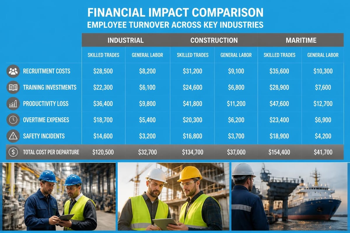 Employee turnover cost breakdown
