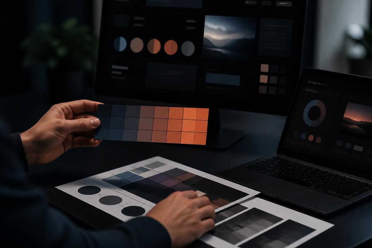 Dark Mode Webdesign