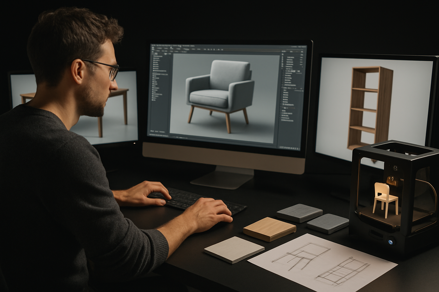Tecnología y Herramientas Digitales para el Diseño de Muebles