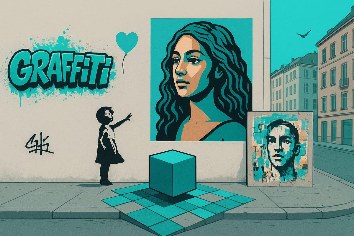 Stile und Techniken: Von Graffiti bis Installationen