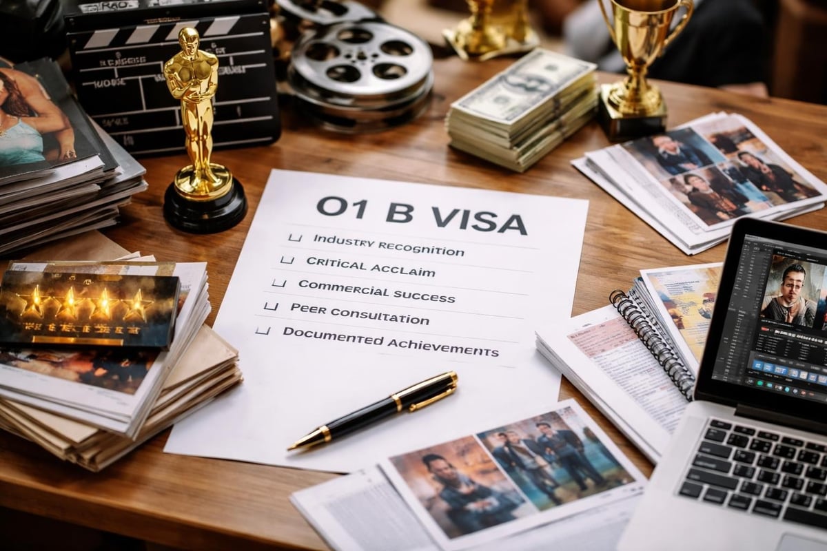 O1 B visa eligibility criteria