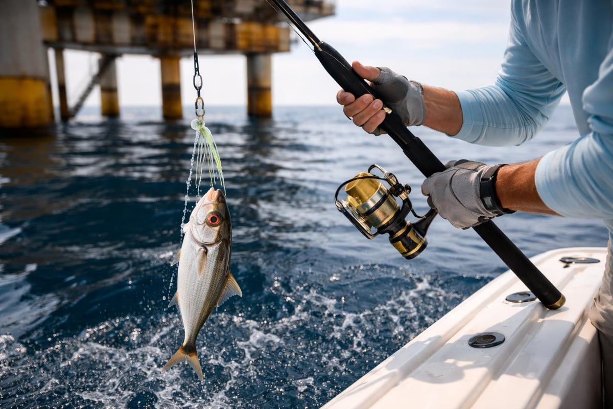 Goggle eye jigging technique
