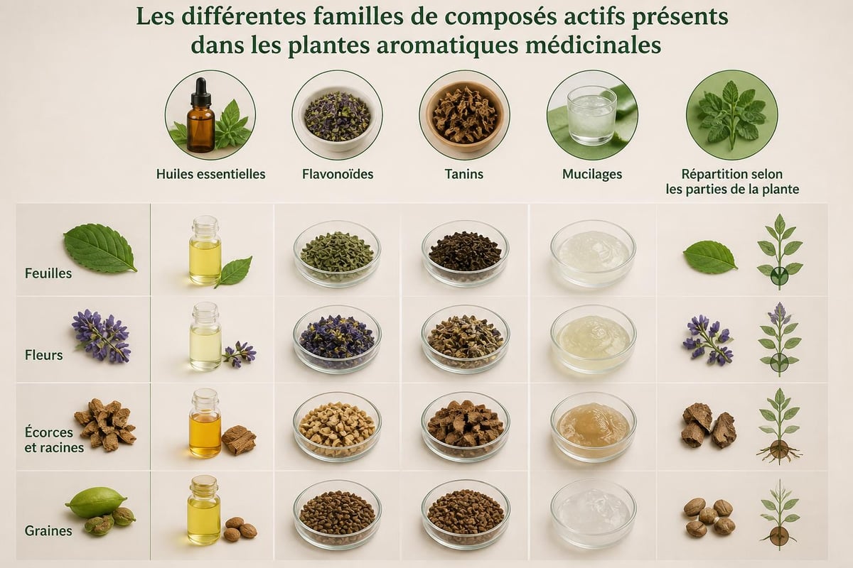 Composition biochimique des plantes aromatiques