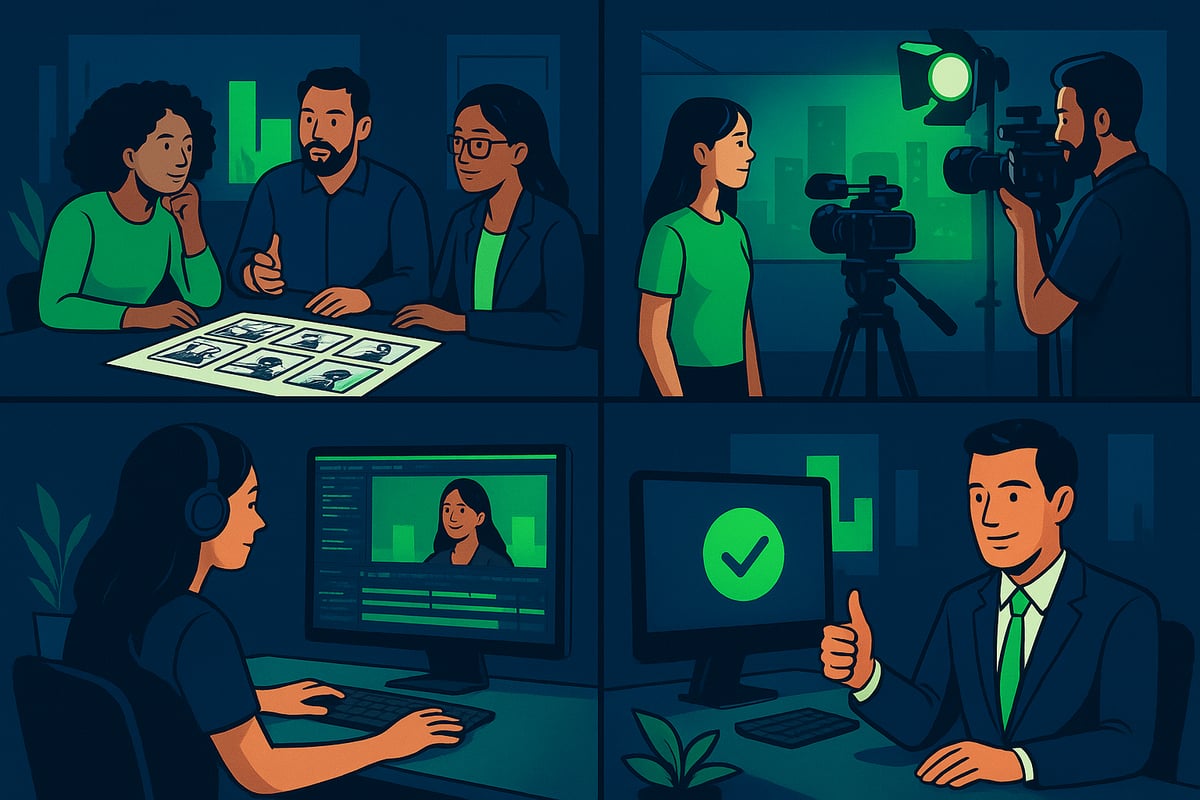 Les Étapes Clés d’un Projet de Production Vidéo Réussi