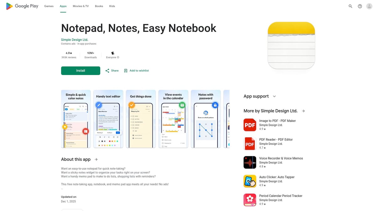 7 App Documenti Indispensabili per Organizzare i Tuoi File 2026 - Notepad, Blocco note - Notein