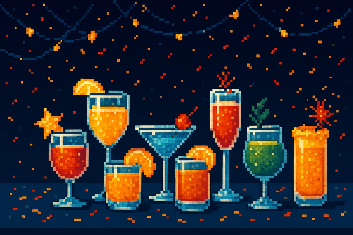 Consigli di Presentazione e Decorazione per Cocktail di Capodanno