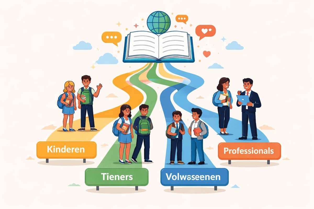 Taalschool curriculum structuur