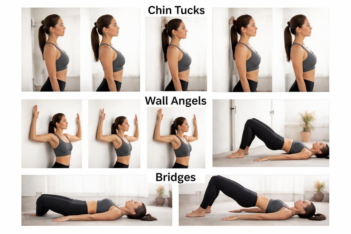 Postural exercise progression