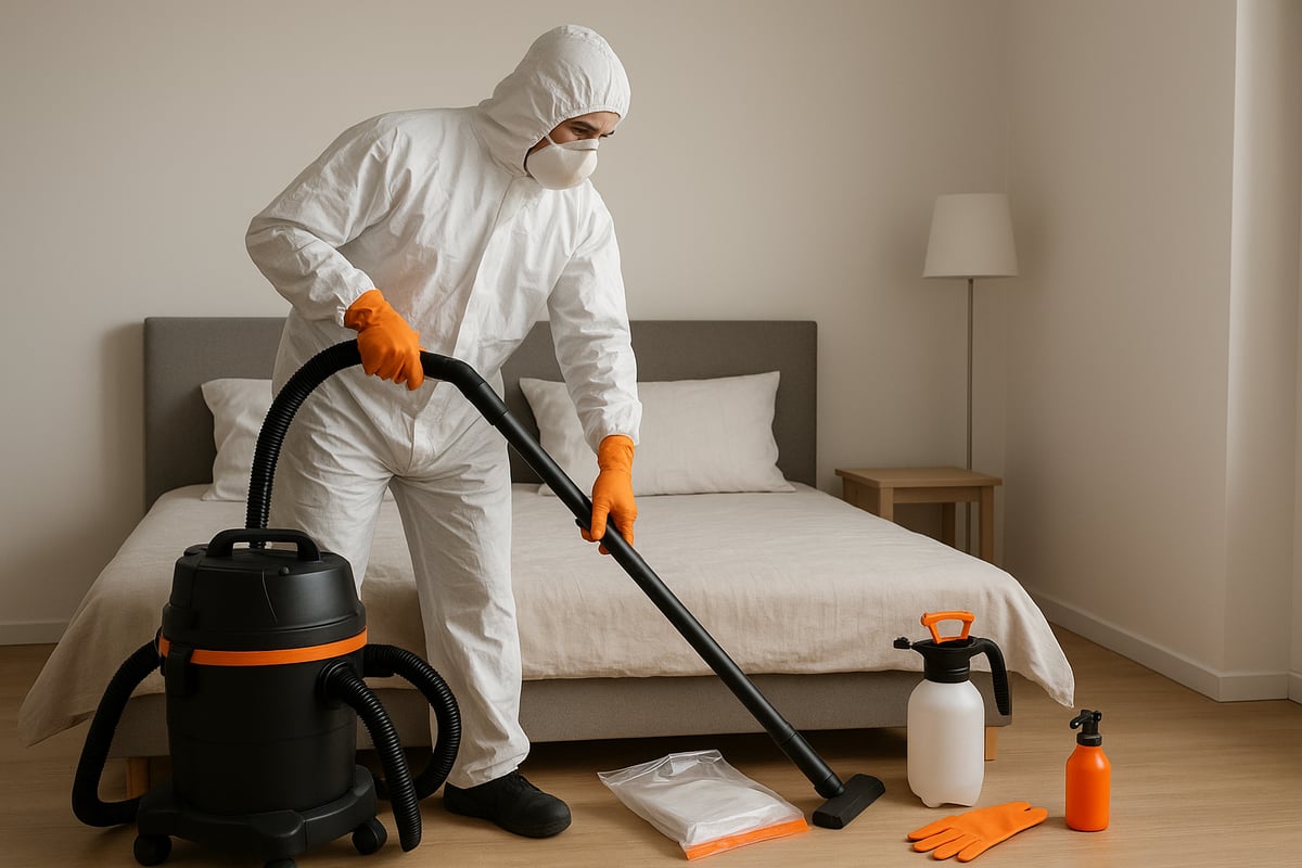 Étapes chronologiques du traitement efficace contre la punaise de lit