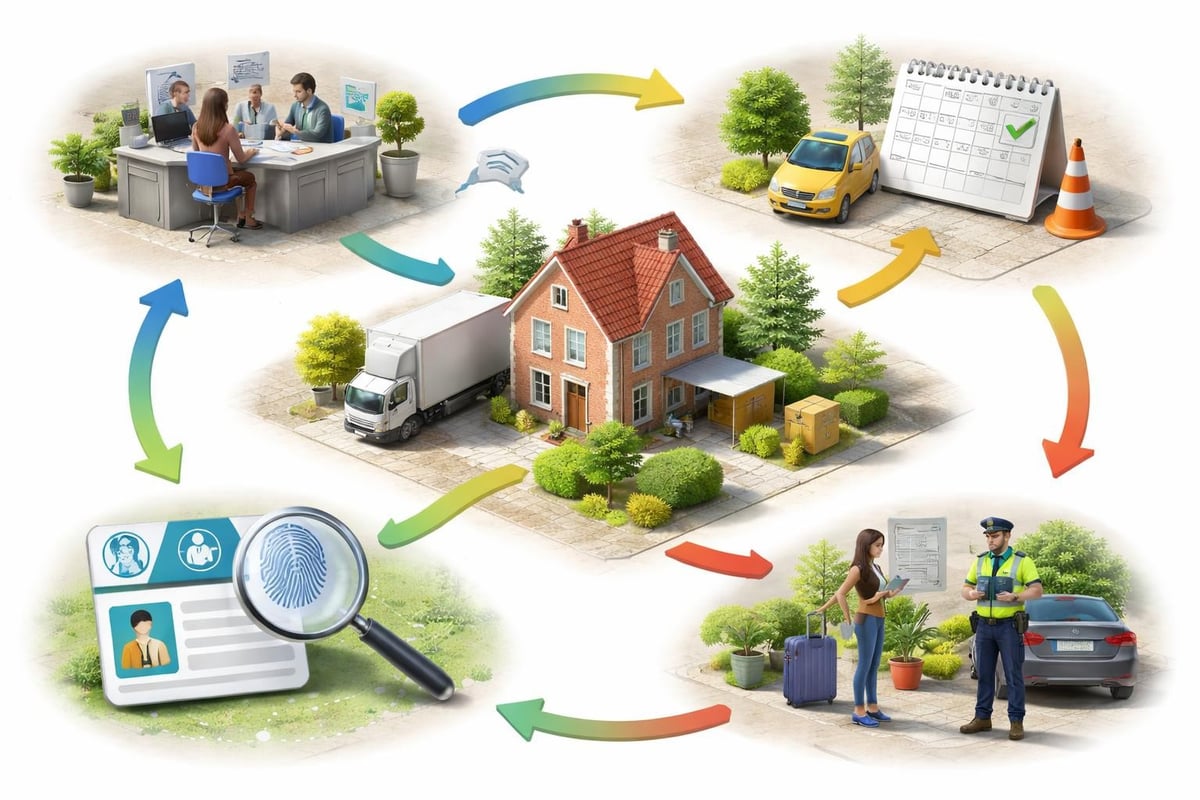 Administrative steps for moving registration