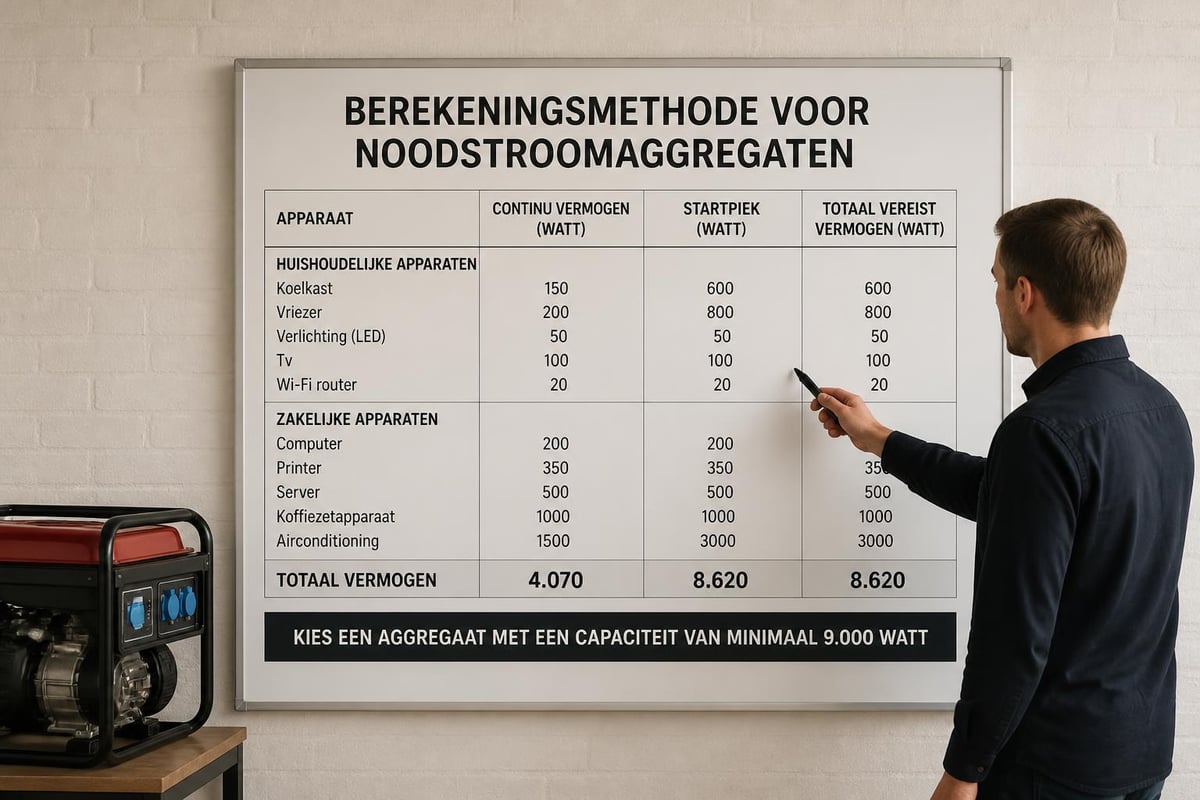 Vermogen berekening