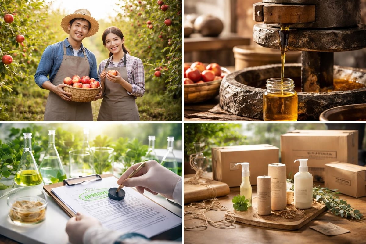 Sustainable lip oil ingredients