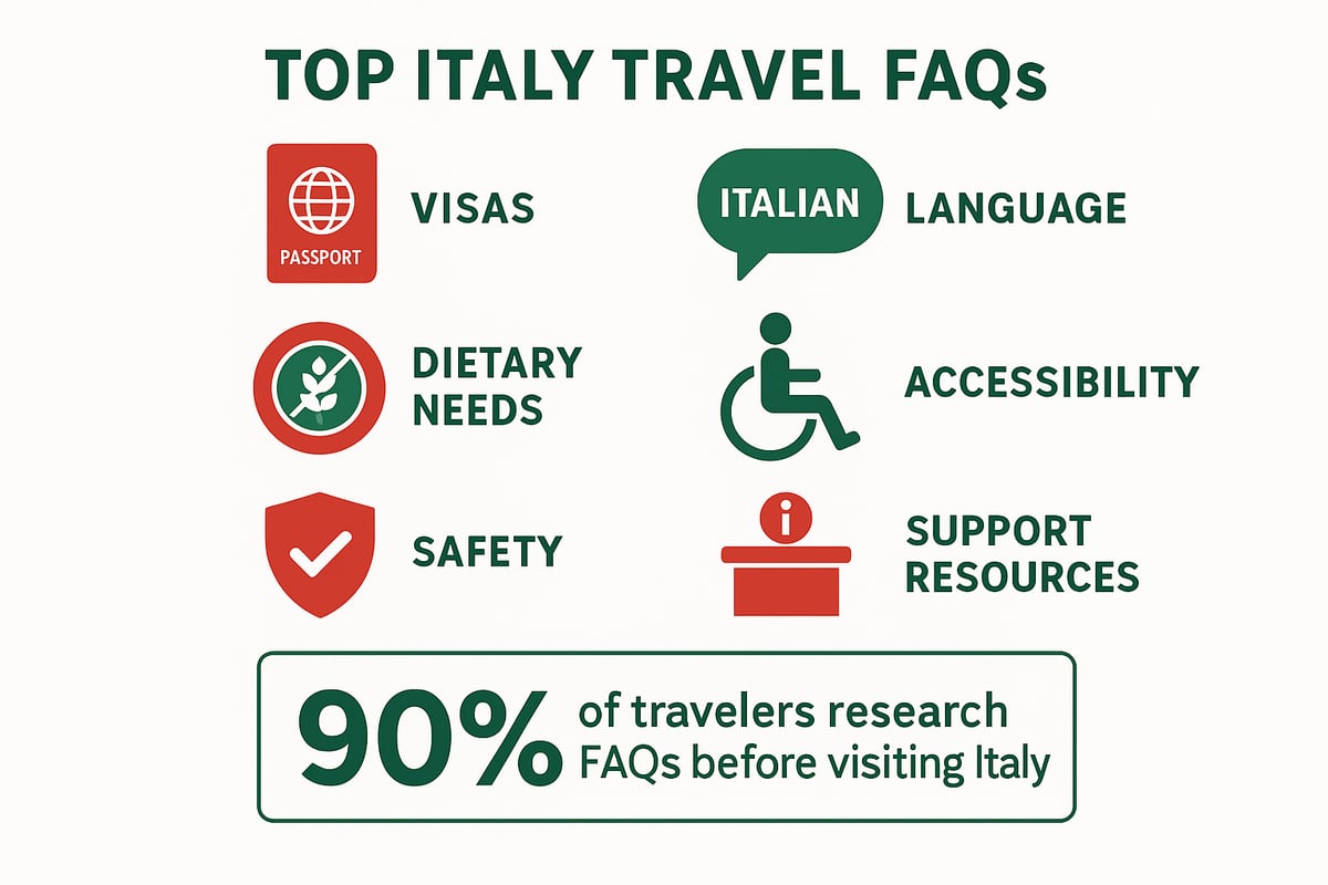 Frequently Asked Questions About Traveling to Italy