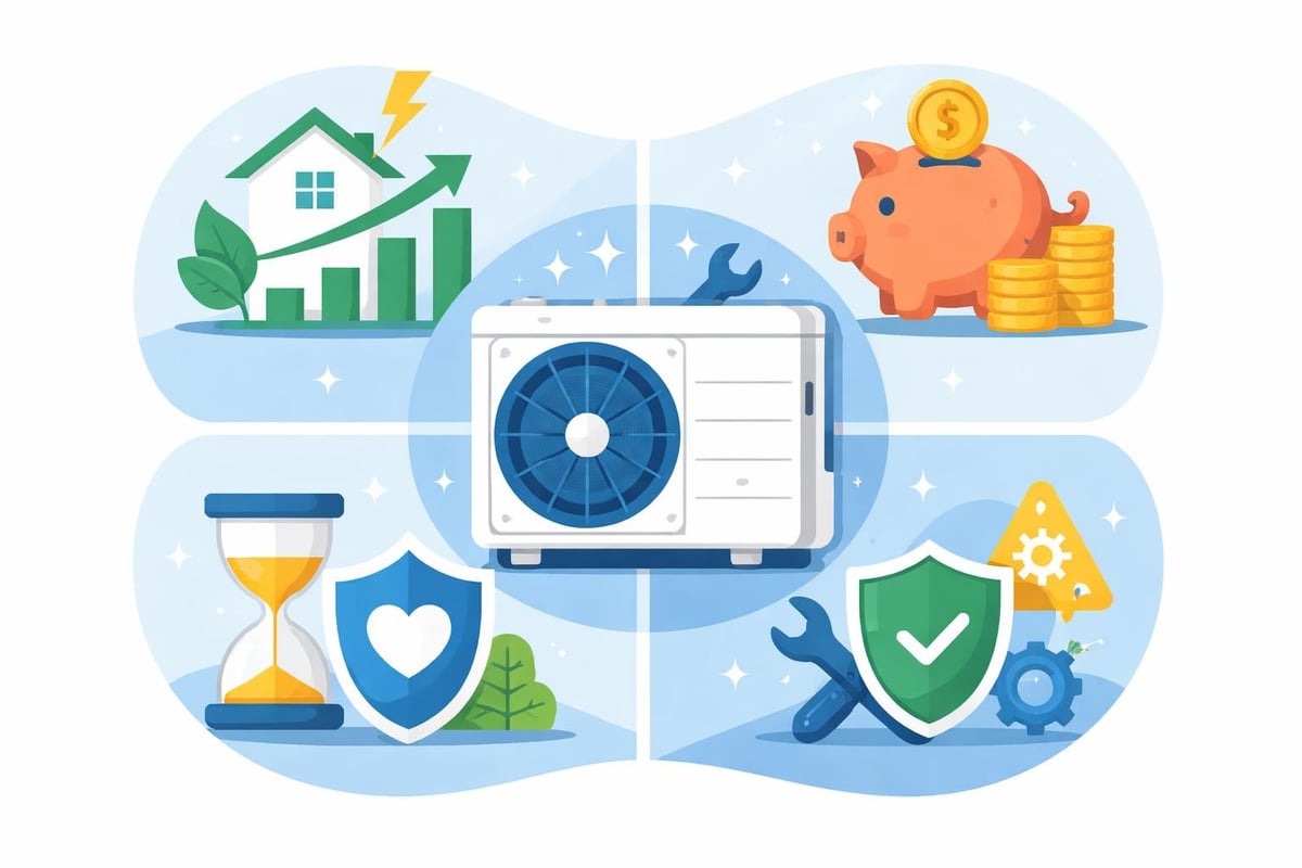 Wärmepumpe Wartungsvorteile