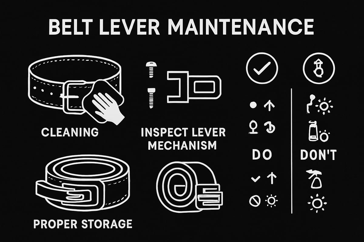 Maintenance, Care, and Longevity of Belt Levers