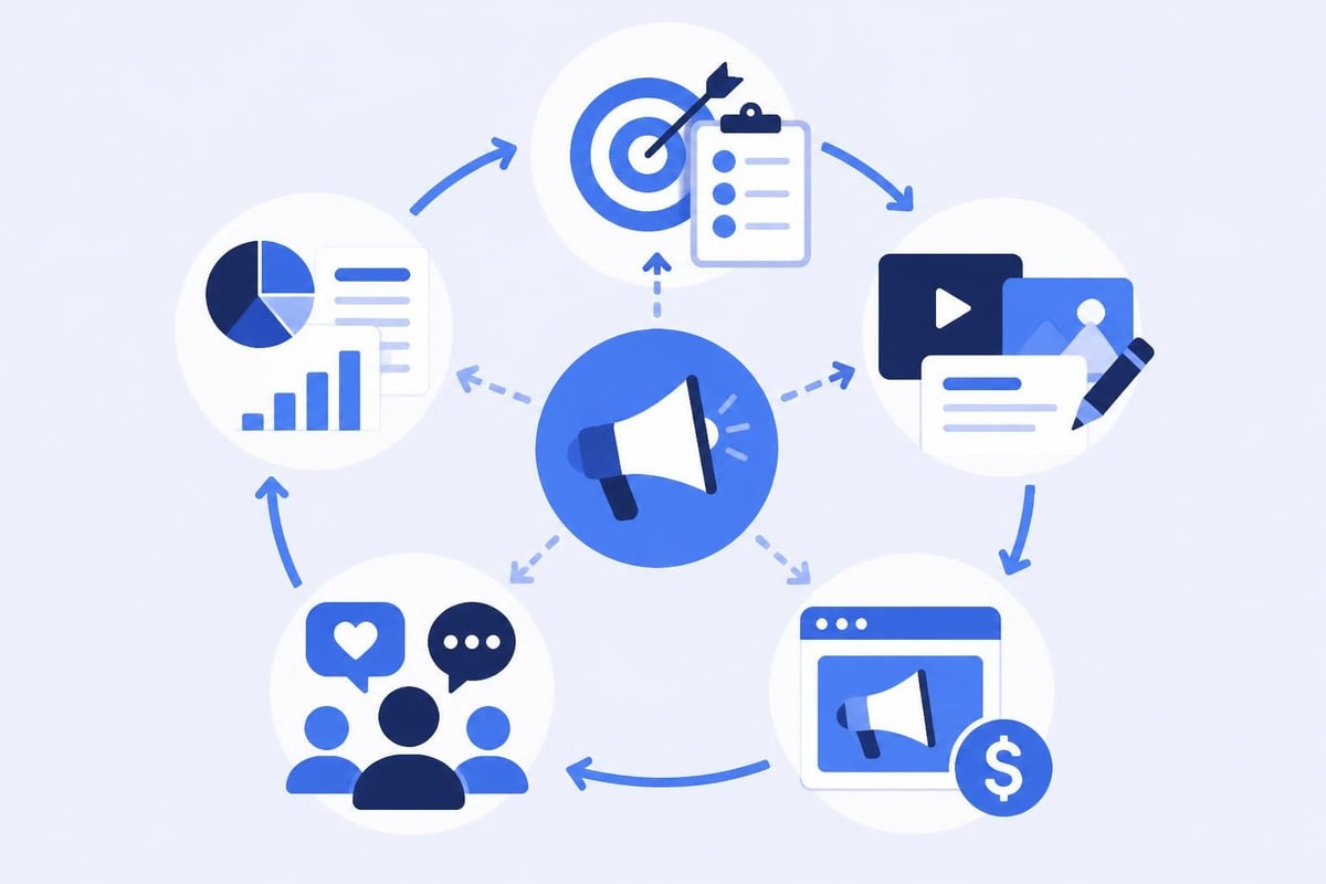 Social media agency service workflow