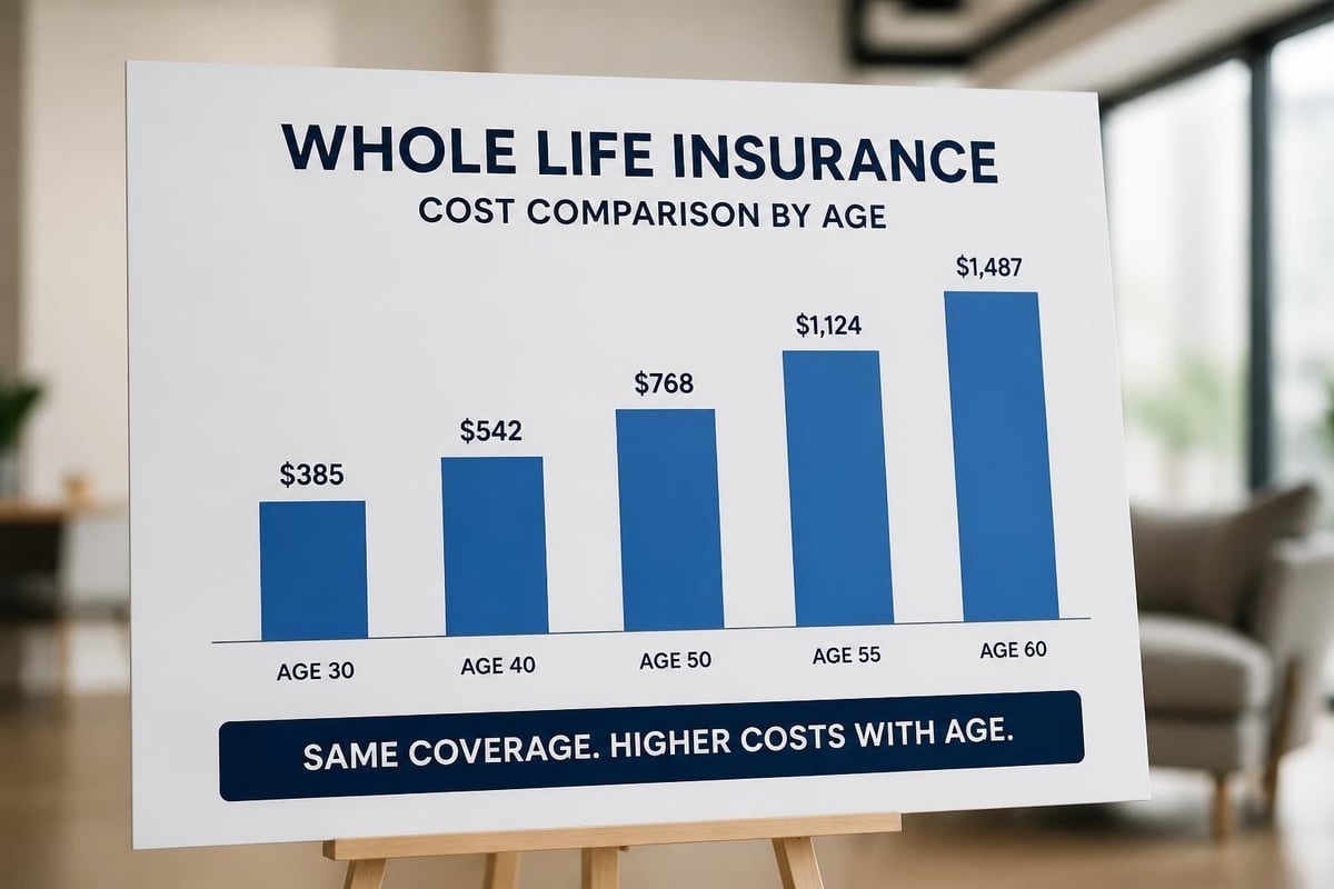 Whole Life Policy Cost: What to Expect in 2026 1 Age impact on whole life premiums