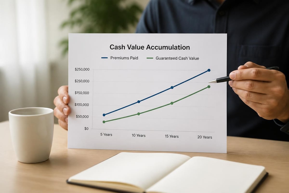Whole Life Policy Cost: What to Expect in 2026 2 Cash value growth timeline