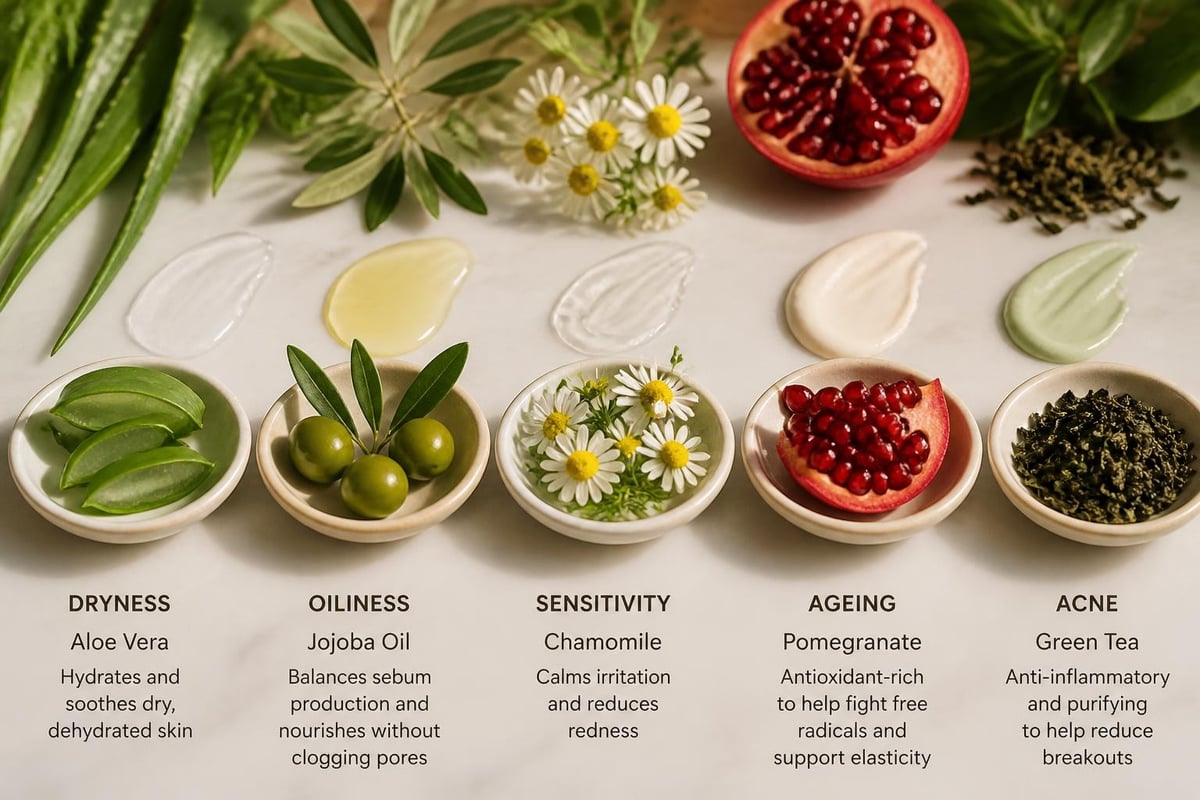 Natural ingredients for skin concerns