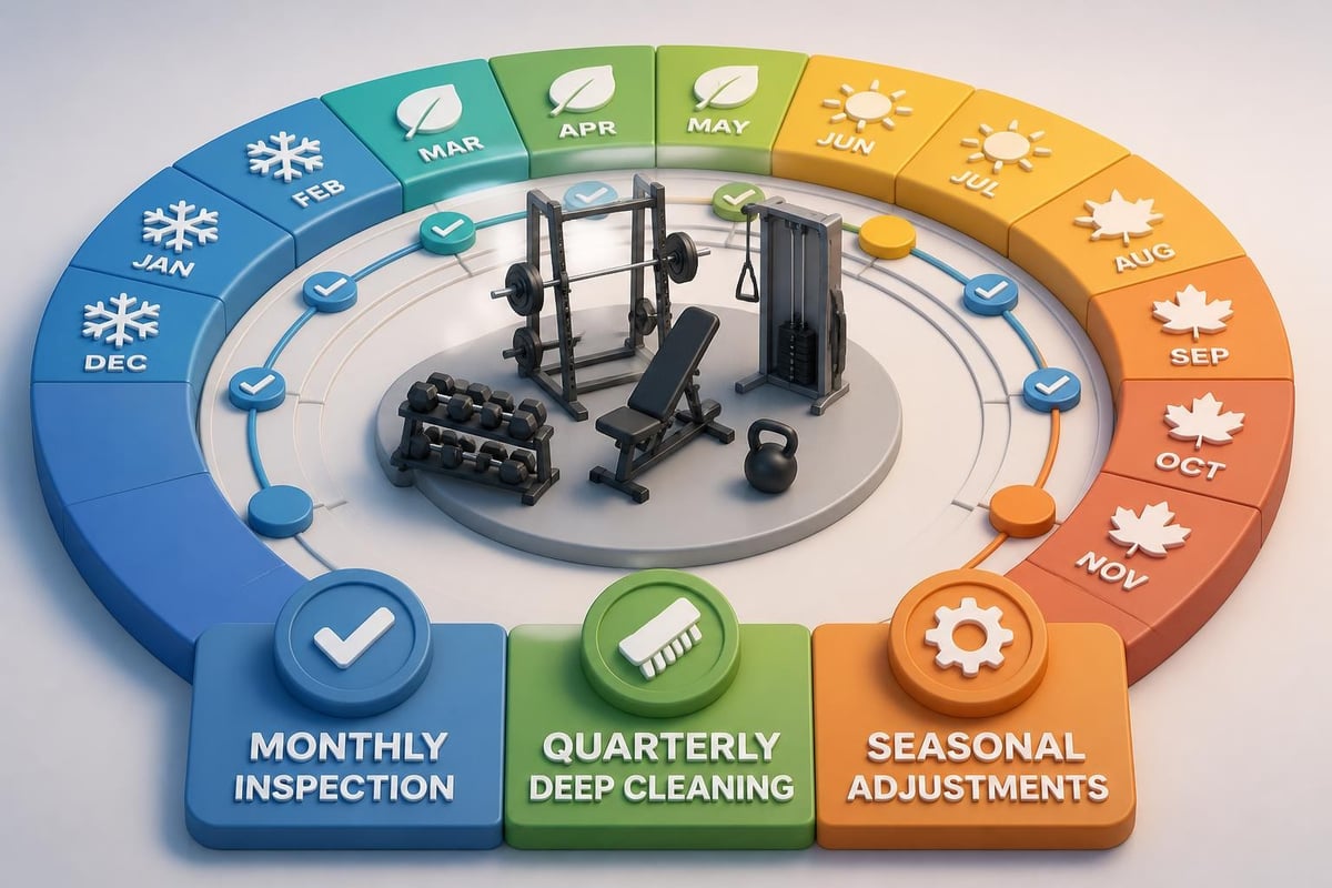 Weight equipment maintenance schedule