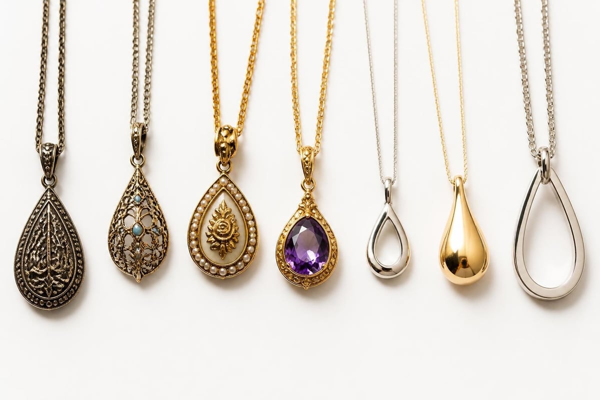 Teardrop pendant evolution
