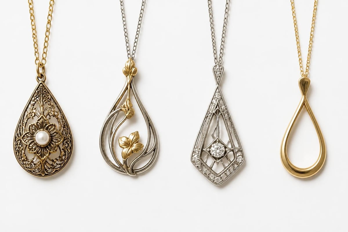 Vintage teardrop styles