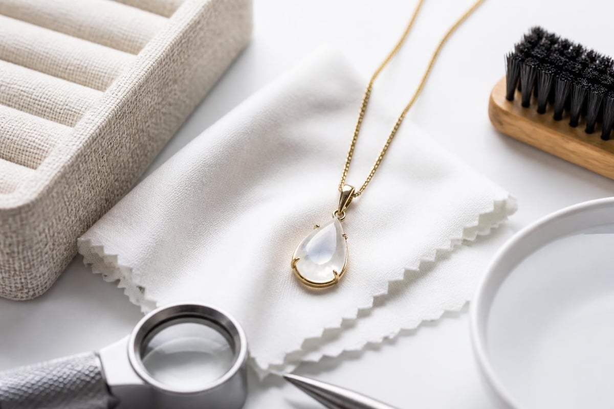 Teardrop pendant care