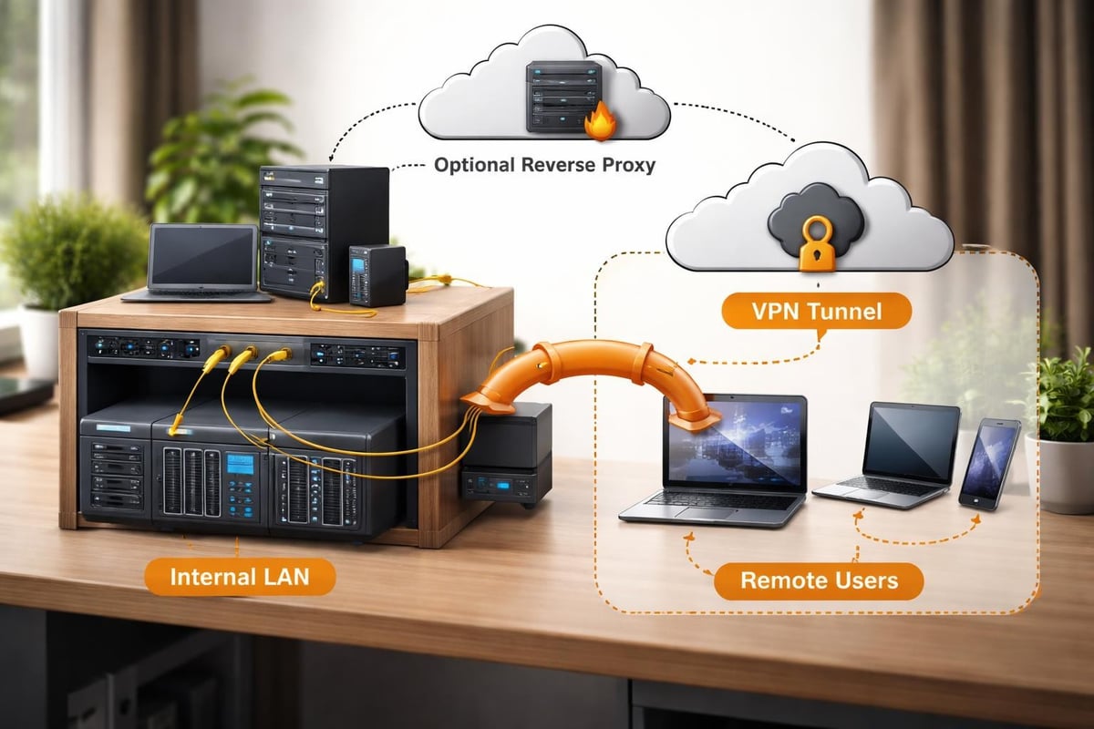Network architecture diagram