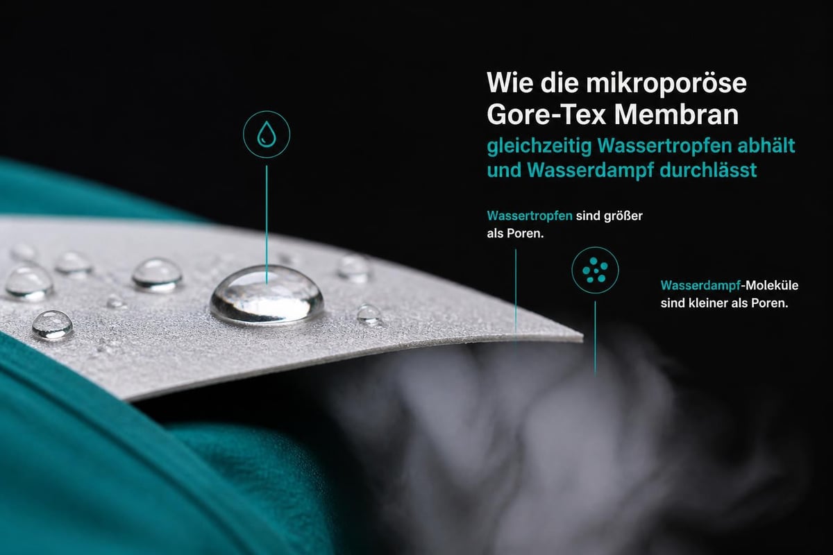 Gore-Tex Membran Funktion