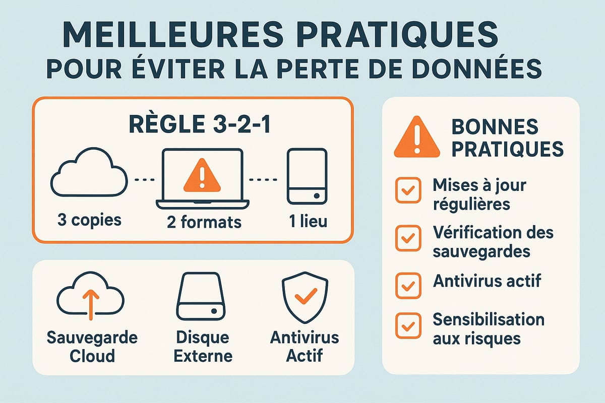 Bonnes pratiques pour éviter la perte de données à l’avenir