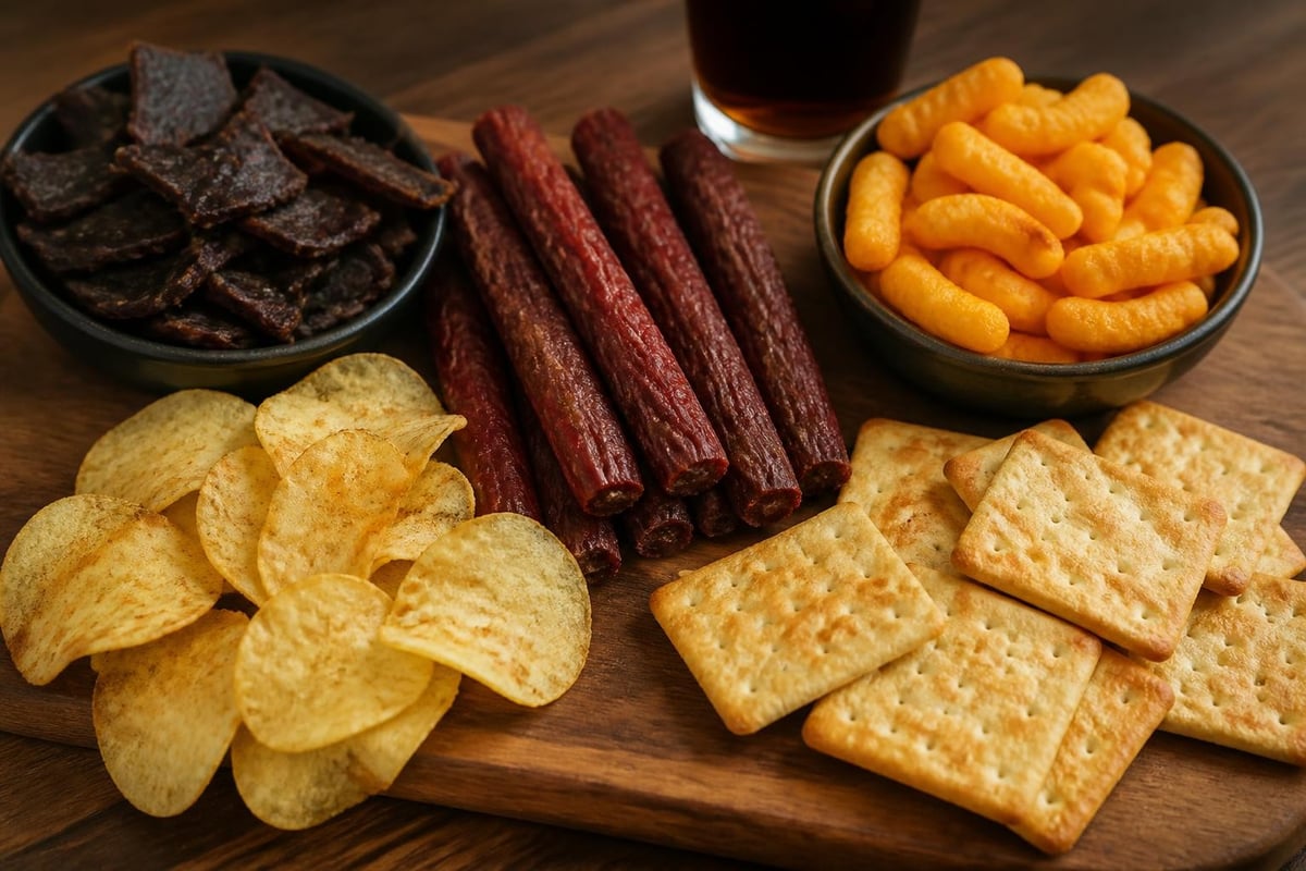 Traditional South African snacks
