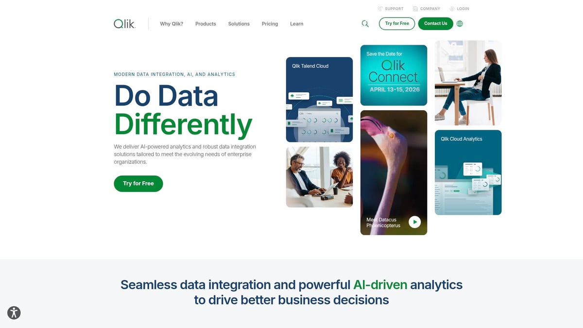 8 Essential AI Tools for Business Analyst Success in 2025 - Qlik Sense