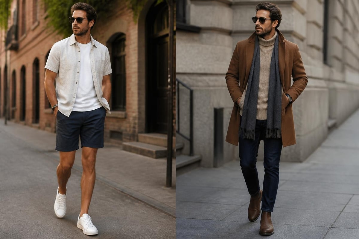 Seasonal urban wear transitions